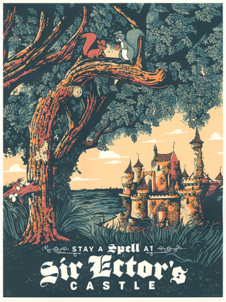 Sir Ector’s Castle by Adam Johnson, from The Sword in the Stone